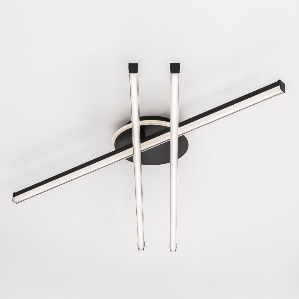 Накладная люстра 90*14 см, 75W, 3000-6000K, Citilux Trent   CL203631 черный