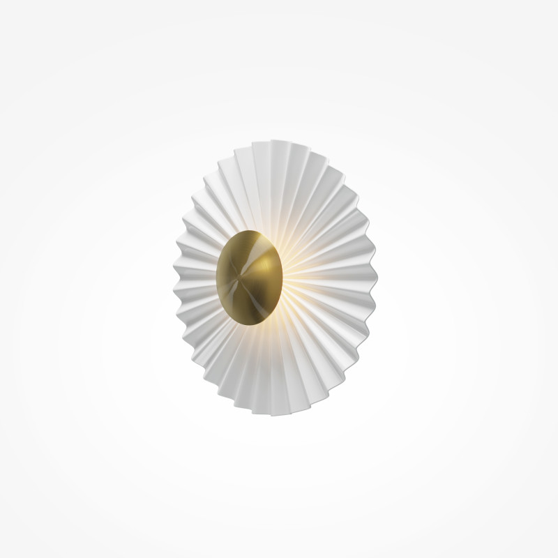Бра 30*30*30 см, LED, 3000К, Maytoni Fiore MOD233WL-L11BS3K латунный