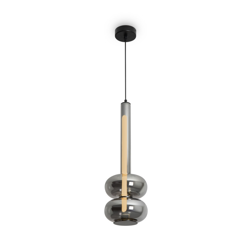 Подвесной светильник 17,5*17,5*258 см, LED, 8W, 3000К, Freya Swim FR6187PL-L9SM1 черный
