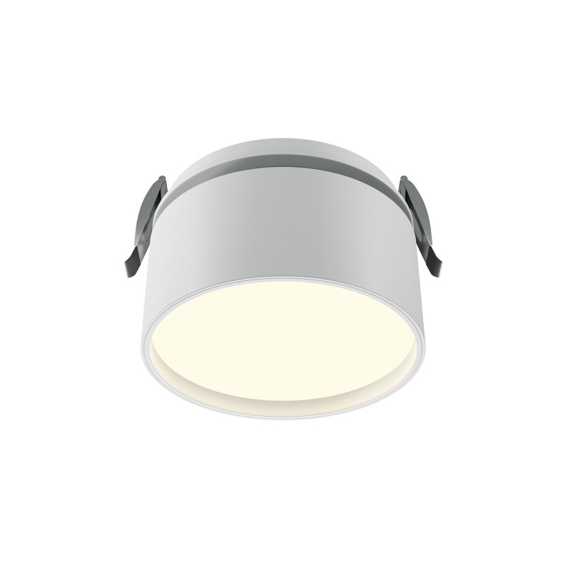 Встраиваемый светильник 8,5*8,5*6,6 см LED, 12W, 4000К, Maytoni Technical ONDA DL024-12W-DTW-W белый