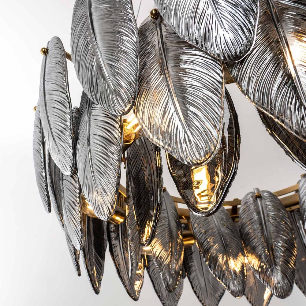 Подвесная люстра 58*35/110 см, 8*Е14 MODELUX ML.20202.8 BS латунь