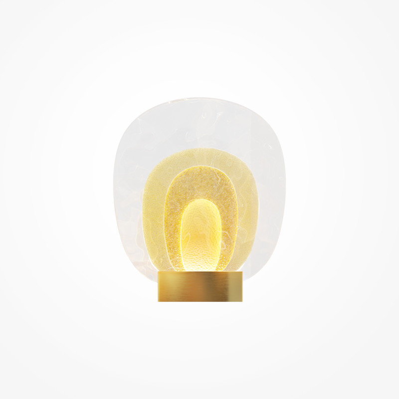 Бра 8*15*18 см,  LED, 3W, 3000К, Maytoni Biology MOD367WL-L3BSK латунный