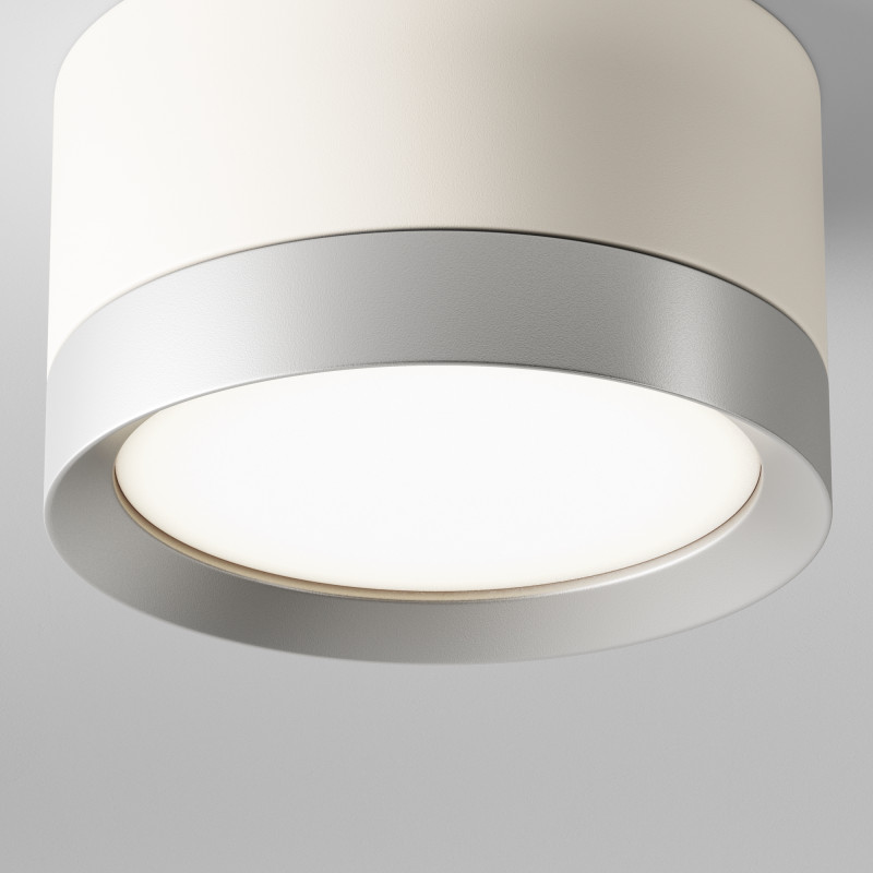 Светильник 9 см, Technical C086CL-GX53-SRD-WS, белый-серебро