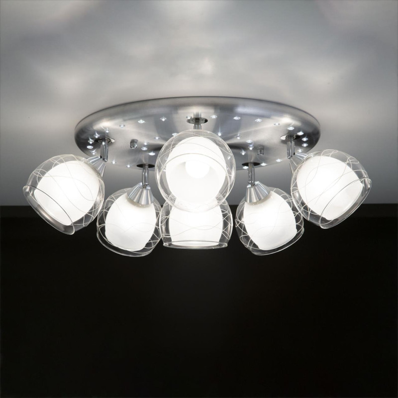 Потолочная люстра Citilux Самба CL158162 хром