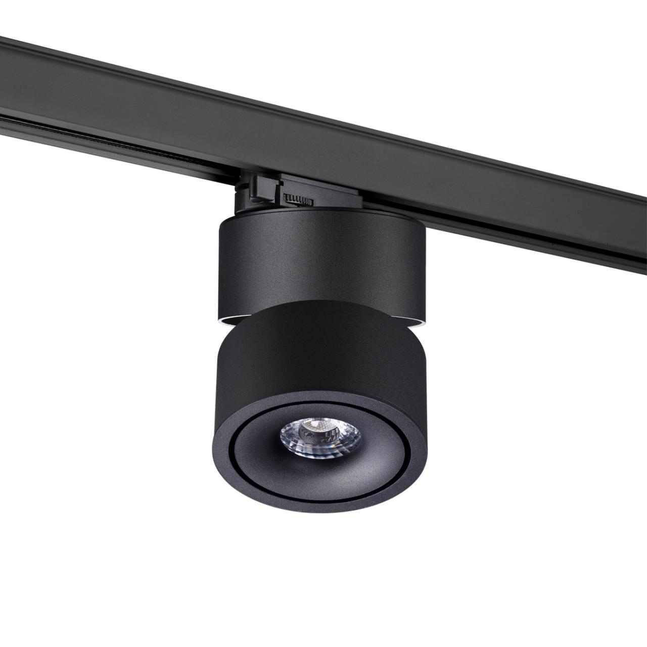 Светодиодный светильник 10 см, 15W, 4000K, Novotech Groda 358779, черный