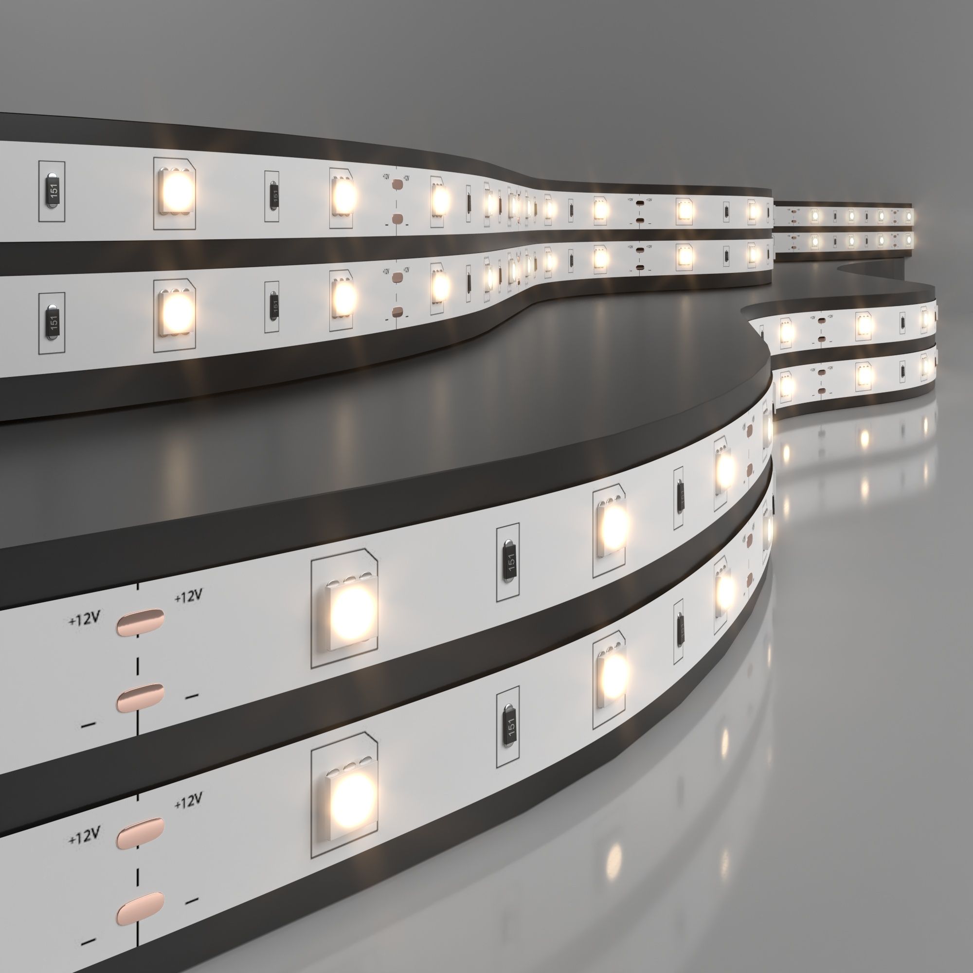 Светодиодная лента Лента светодиодная 12V 7,2W 30Led 5050 IP20 теплый белый, 5м Elektrostandard