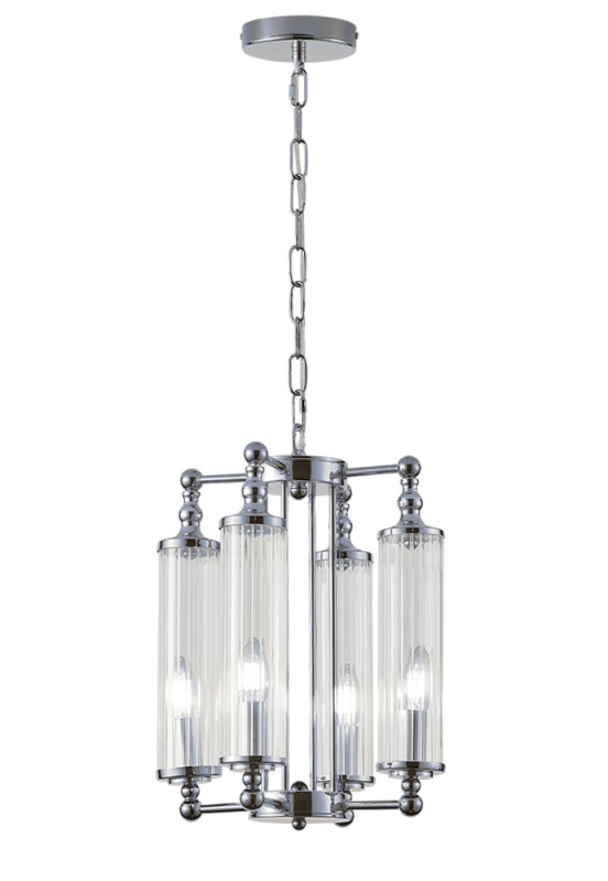 Люстра 31 см Crystal Lux TOMAS SP4 CHROME Хром