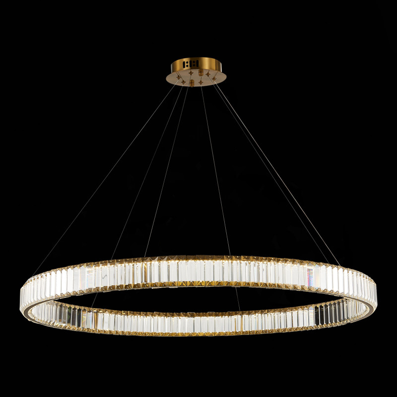 Люстра подвесная 102 см, 68W 4000K ST LUCE TIVOLI SL1622.313.01 Латунь
