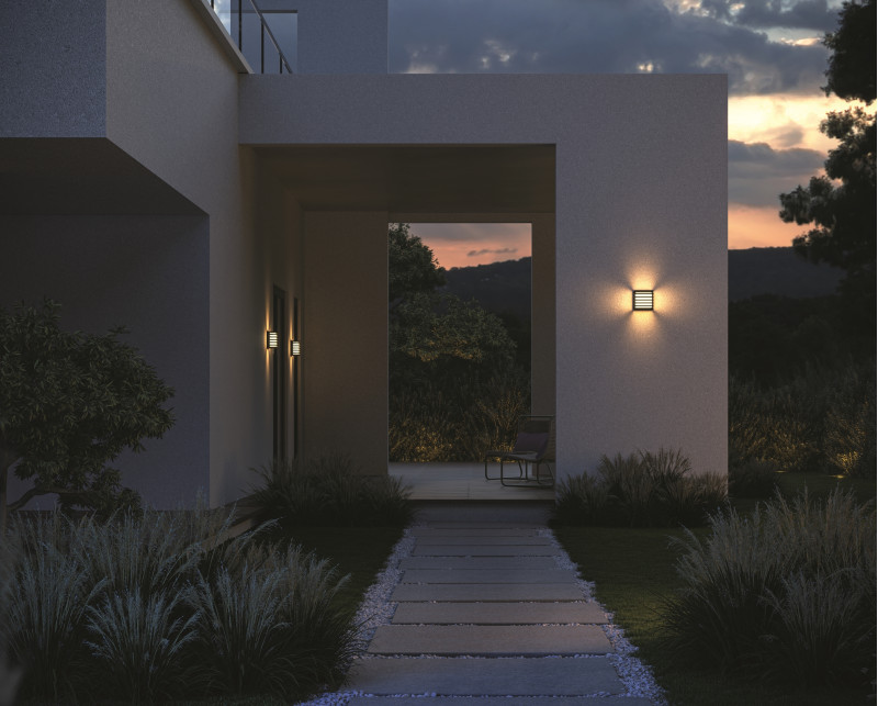 Уличный настенный светодиодный светильник Maytoni Downing Street O020WL-L10B4K