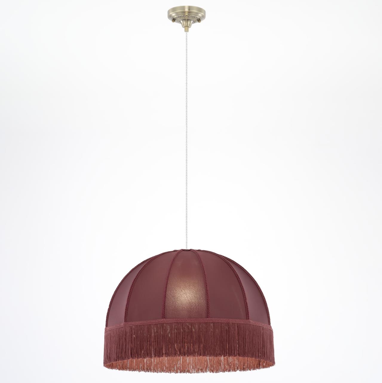Подвесной светильник 51*40/160 см, 1*Е27 Citilux CL407033 Базель Бронза+Красный