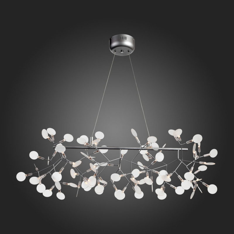 Люстра подвесная 100*32 см, 41W 3500K ST LUCE RAFINA SL379.103.81 Серебристый