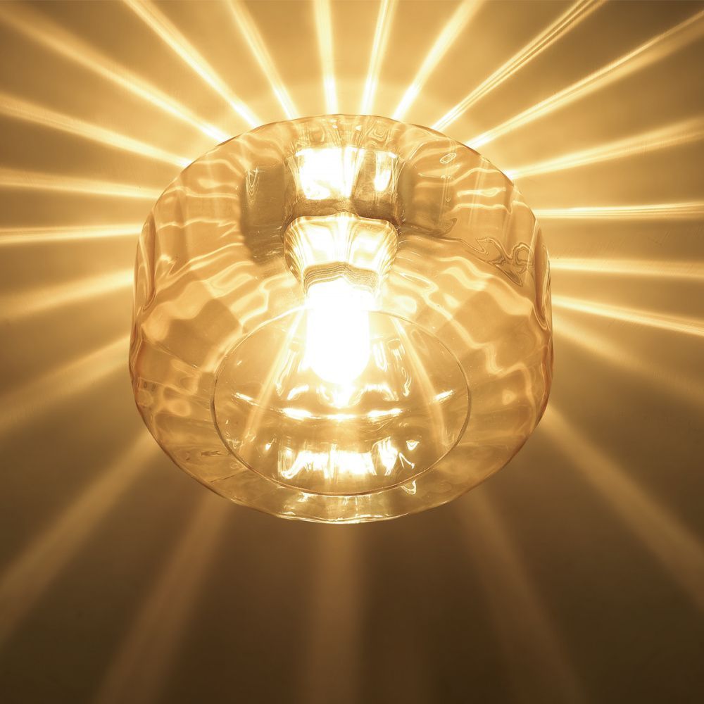 Светильник потолочный Odeon Light Binga 4747/1C, диаметр 30 см, бронза