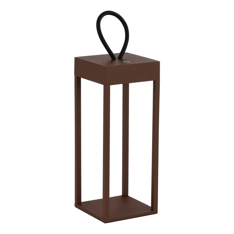 Уличный настольный светильник 12*12*30 см, 1*LED*4W, 3000K, ST-Luce PALO SL9521.603.01, коричневый