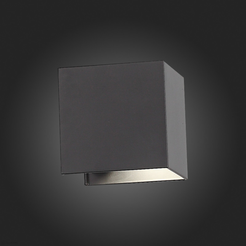 Светильник уличный настенный 10 см, 6W, 4000K ST LUCE STAFFA SL560.401.02 Черный
