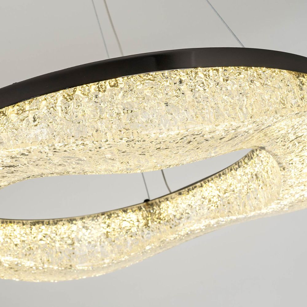 Подвесной светильник  80 см, LED 230W MODESTYLE MS.9008.800 BK черный