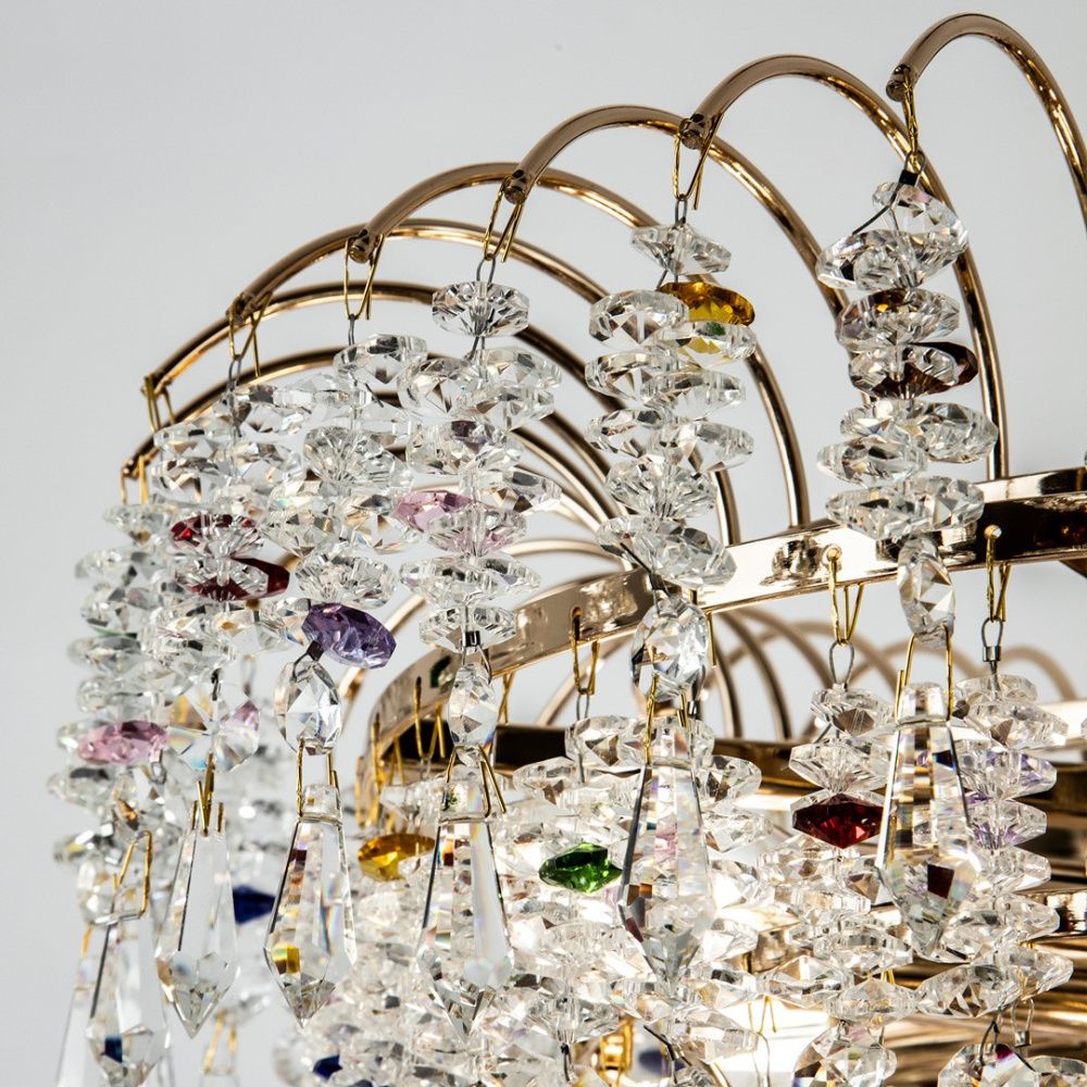 Подвесная люстра 45*45*120 см, Е14 8x40W, , Золото MODELUX ML.850.8 GD