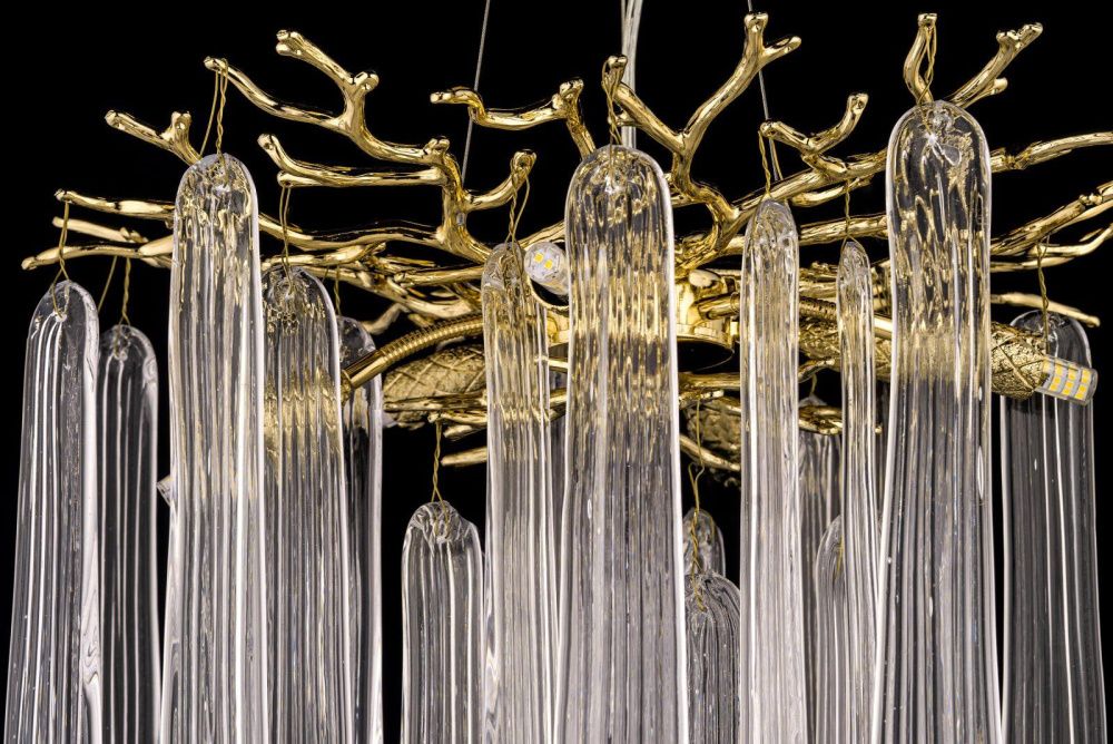 Люстра подвесная *50* см, 6*G9*40W, Dio D`arte Tavenna Gold Tavenna H 1.5.46.105 G, золотой