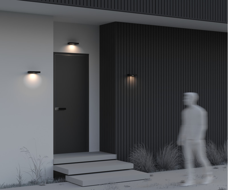 Светильник настенный 10,5*23*3,2 см, LED, 2W, 3000К, Maytoni PIR OSL456WL-L2GF3K серый