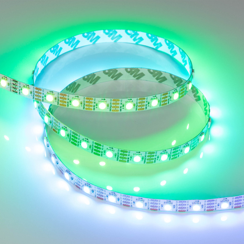 Лента SPI-B60-10mm 12V RGB-PX1-RAM (9.3 W/m, IP20, 5060, 5m) (Arlight, бегущий огонь) 033437. Цена указана за 5 метров. Продается кратно 5 метрам.