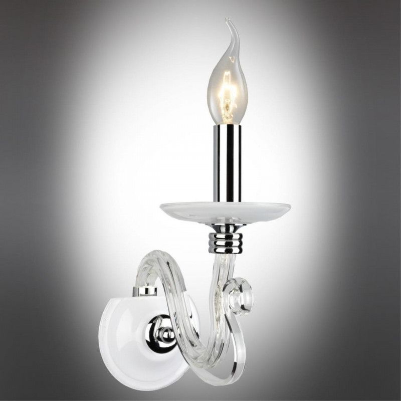 Бра 24*12*35 см, 1*E14, 40W, Aployt Estel APL.702.01.01, белый