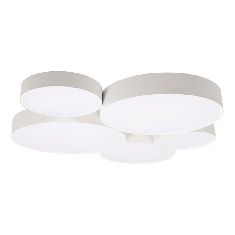 Потолочный светильник 90*10,6 см, 5*LED 4000K белый Loft It Drum 10218 White