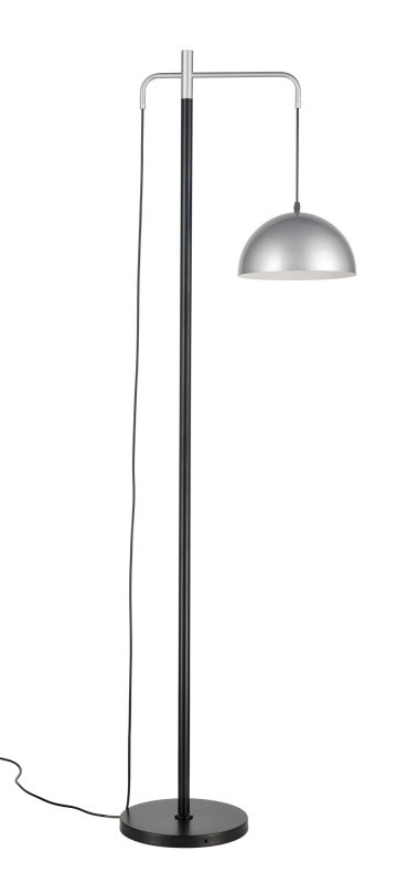 Торшер  40*165 см, 1*E27 серебро, черный Vele Luce Hellion VL5703F01