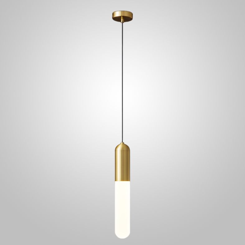 Подвесной светильник SIGLEIF Brass 4*4*37 см, 1*E27*60W, ImperiumLoft sigleif01, Латунь