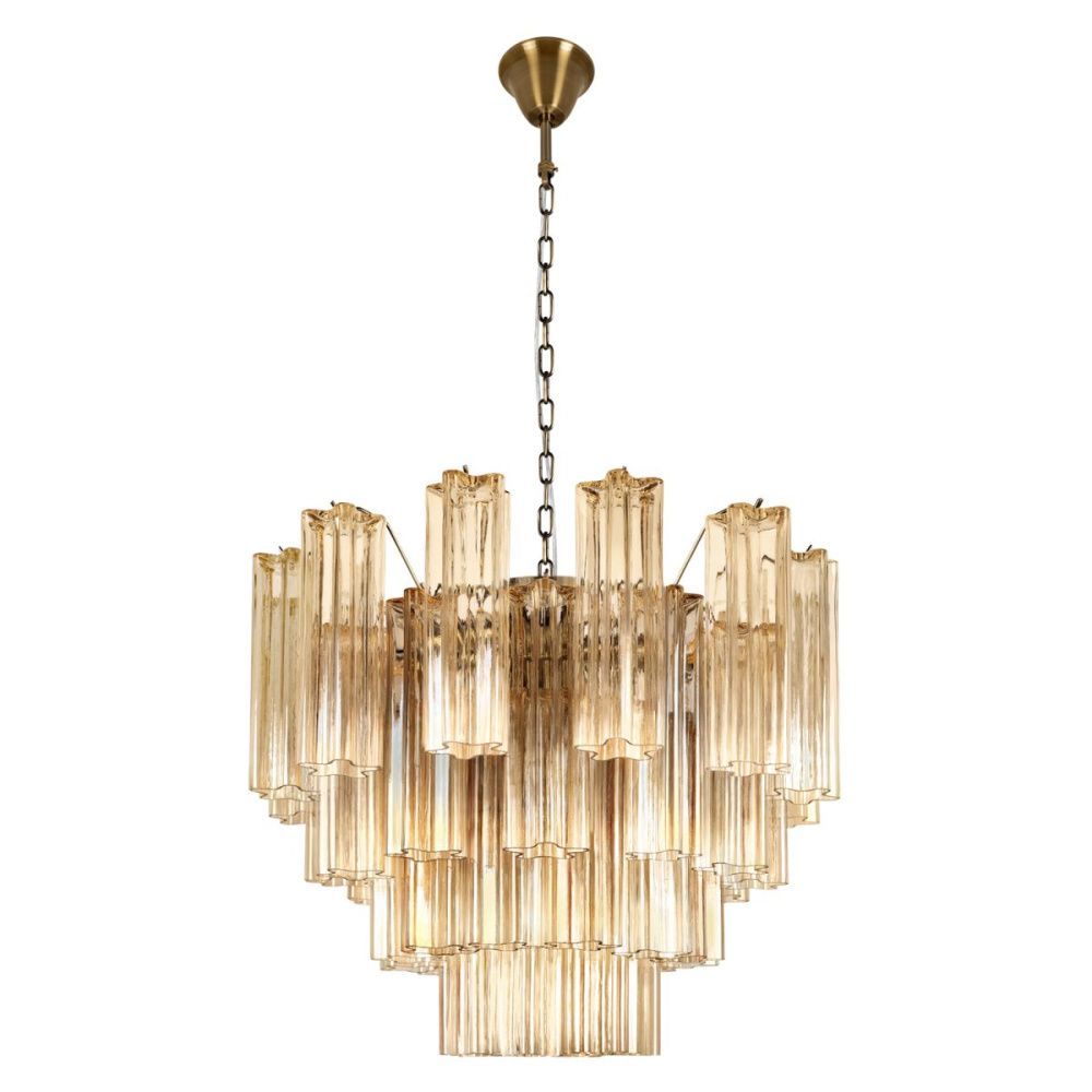 Подвесной светильник 60 см, Loft IT Murano 10580/600 Champagne, бронза