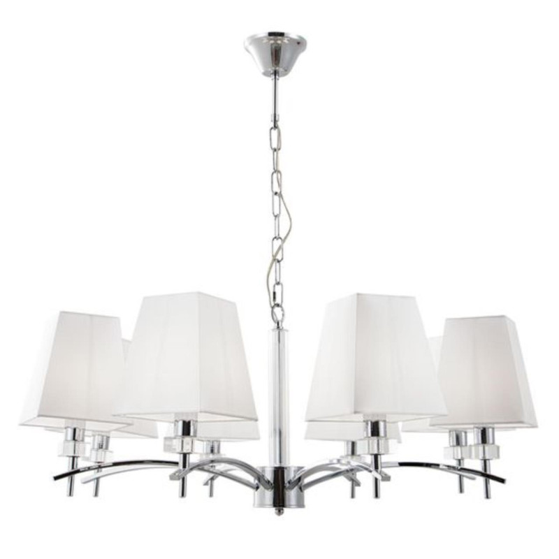 Подвесная люстра 80 см, Arte Lamp KENSINGTON A4098LM-8CC, хром