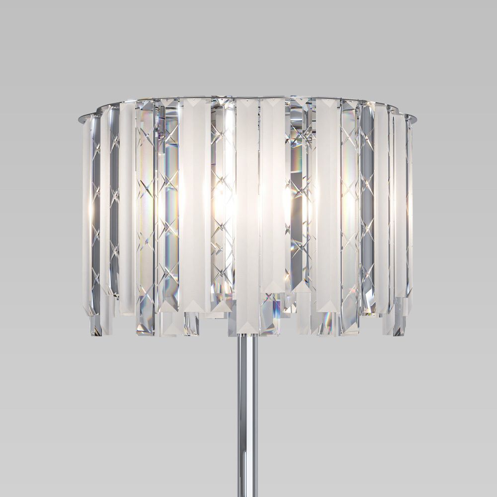 Торшер 149см, Eurosvet 4690389217975, хром