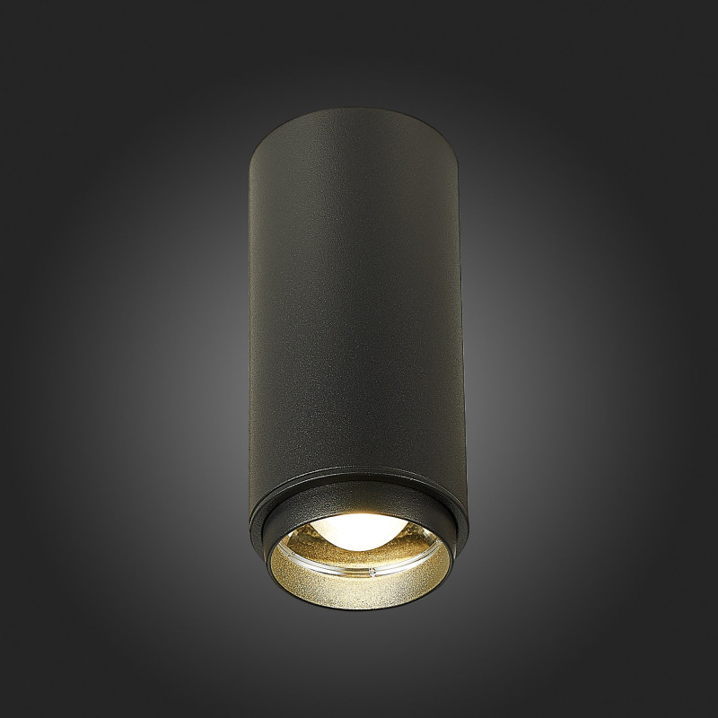 Светильник потолочный Zoom 6 см, 10W 4000K ST LUCE Накладные светильники ST600.442.10 Черный