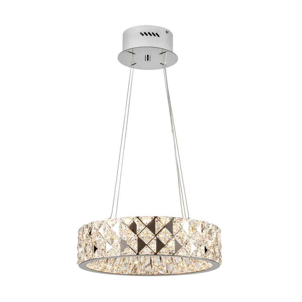 Люстра *40*10 см, LED*39W, 3000-6000K, Modelux  ML.335.400 CR, Хром