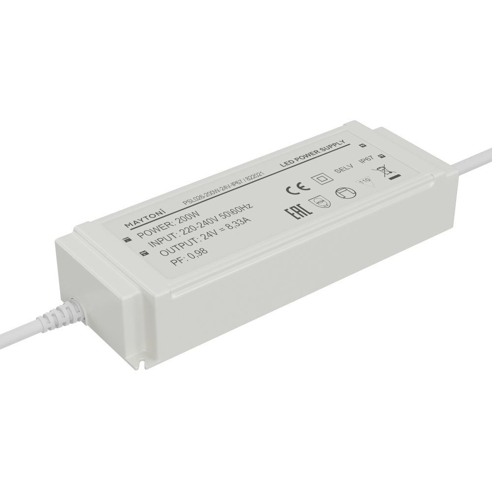 Источник напряжения PSL026 24V 200W IP67 822021 Maytoni Led Strip