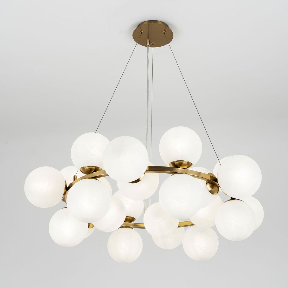 Подвесной светильник 85*80/120 см, 24*Е14 MODESTYLE MS.6117.24 BS латунь