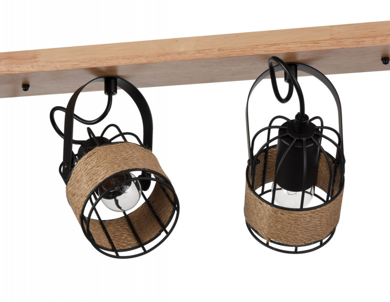 Спот 16*78*20 см, 4*E27 черный Vele Luce Extra VL6472W04