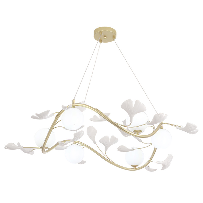 Светильник 91 см, Crystal Lux COLIBRI SP6 GOLD, золото