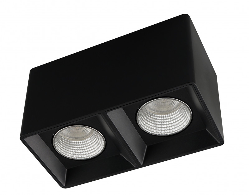 Светильник 19*10 см, MR16(G5,3) 10W, Denkirs DK3085-BK+CH черный