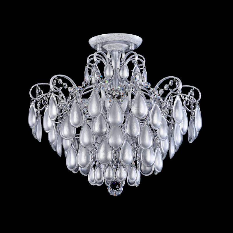 Потолочная люстра Freya Chabrol FR2302CL-04S (серебро)