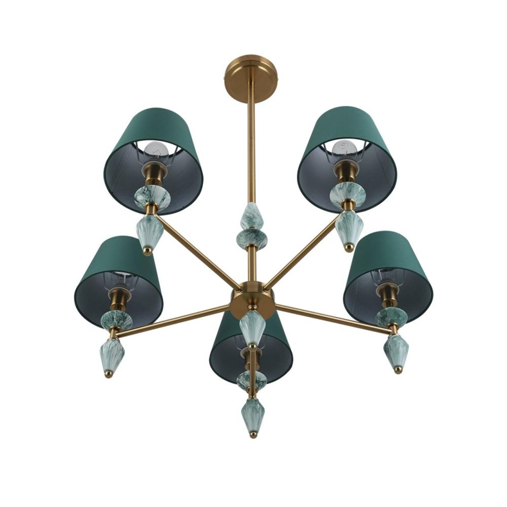 Люстра *72*78-78 см, 5*E14*40W, Lumion Vermont LUM8275/5, латунь