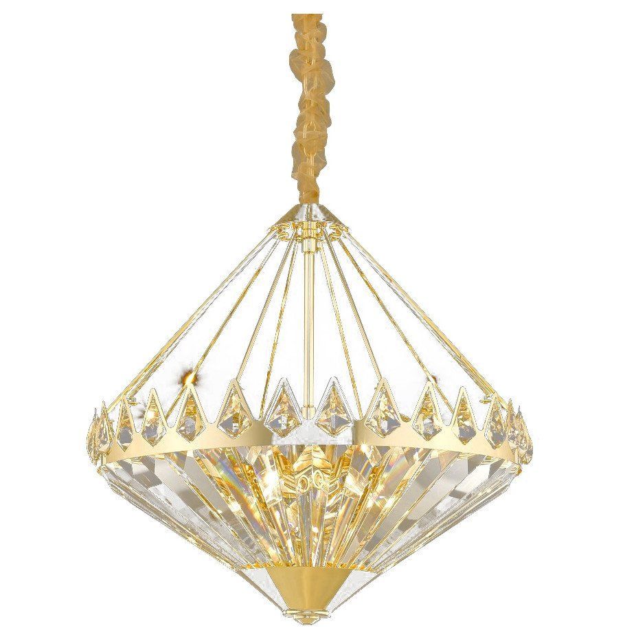 Светильник подвесной Wertmark Leoncia WE146.08.303, 50*50 см, золото