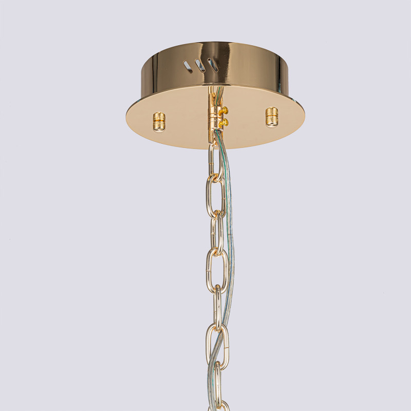 Подвесная люстра 60*116,5 см, 1*LED, 60W, 3000-6000К, Favourite Visconte 4304-6P латунный