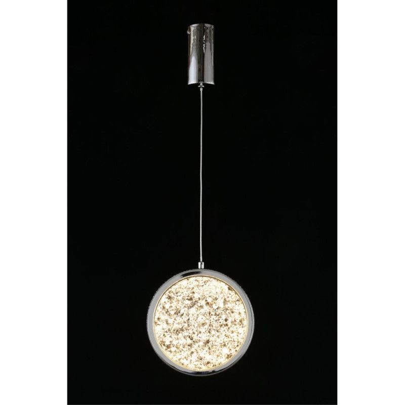 Подвесной светильник 20*50-150 см, 1*LED, 7W, K, Aployt Yulali APL.048.16.07, хром