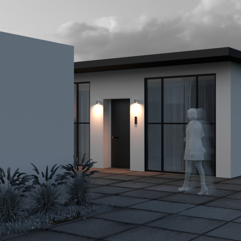 Бра 11,7*9 см, LED 5W, 3000К, Белый Maytoni Shim O303WL-L5W3K