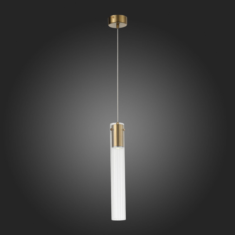 Подвес 6 см, 5W, 4000K ST LUCE TERNI SL1229.303.01 Латунь