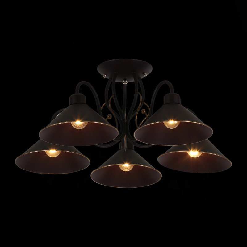 Люстра потолочная 66 см,  EVOLUCE CIOLLA SLE120402-05 Темно-коричневый