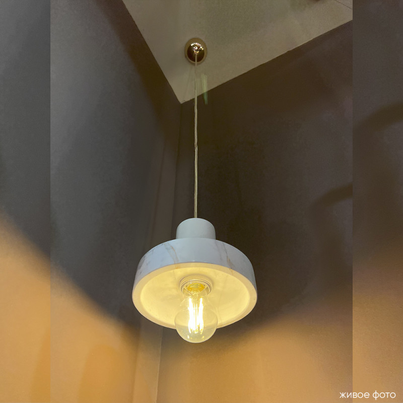Светильник 18 см, Crystal Lux GOCCIA SP1, золото-мрамор