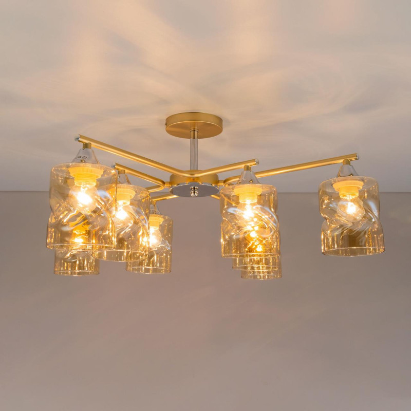 Люстра 70 см Citilux Клод CL137182 золото