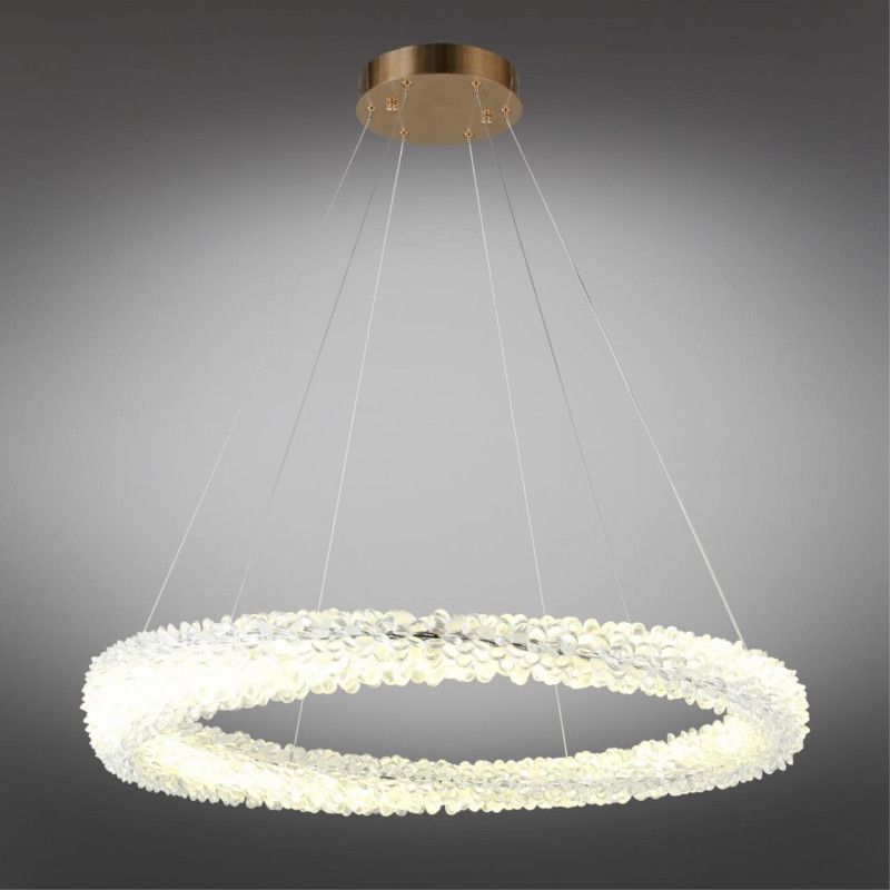 Подвесная люстра 80*70-150 см 88W, 4000K, Aployt Marcelina APL.853.03.88, золотой