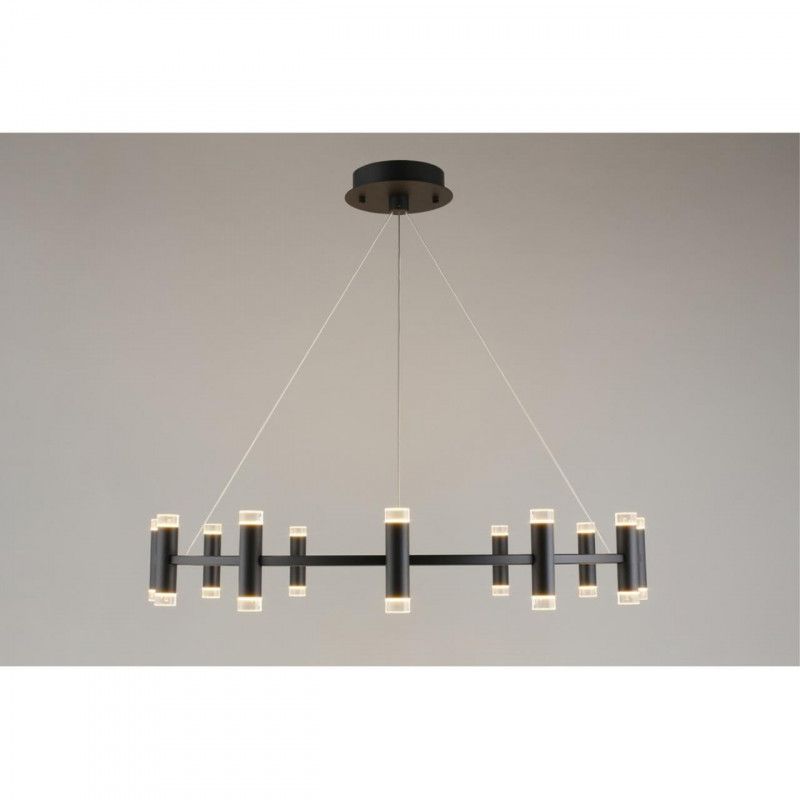 Подвесная люстра 83*50-100 см 120W, 3000K, Aployt Klarcia APL.037.03.120, черный