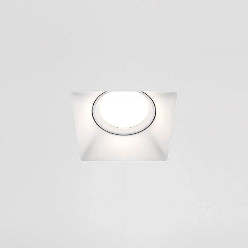 Светильник 11/8*8 см, GU10, IP20 Maytoni Technical DL042-01-SQ-W, белый